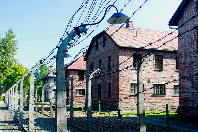 Auschwitz-Birkenau Tour: Tickets + Transportation from Krakow - Entering Auschwitz I with prearranged tickets