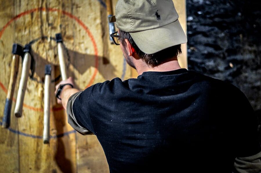 Axe Throwing Experience in Gdansk - Learning to throw instead of simply throwing