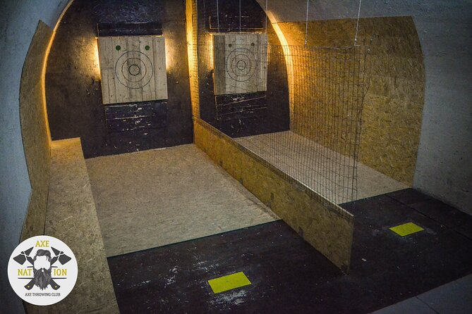Axe Throwing Krakow in Axe Nation - best club in Poland - Why the cellar setting works for groups