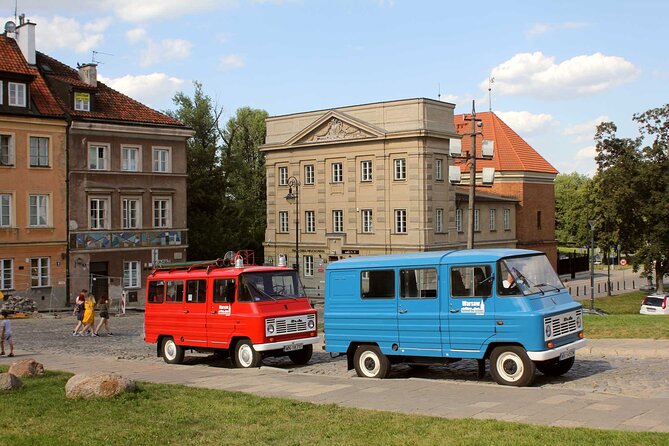 Best of Warsaw - private tour by retro minibus with hotel pickup - Central Warsaw reveals the communist era