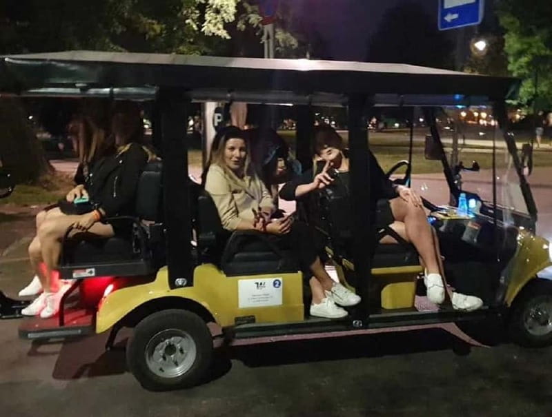 City Tour Cracow golf car plus Cruise on the Vistula River. - Across Father Bernatek’s Bridge to Podgórze