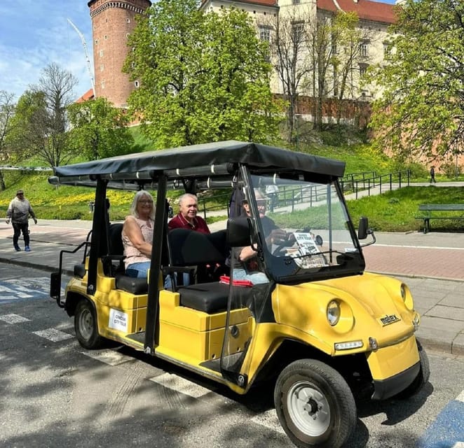 City Tour Cracow , golf car . Private full tour !! - The guide and audio setup
