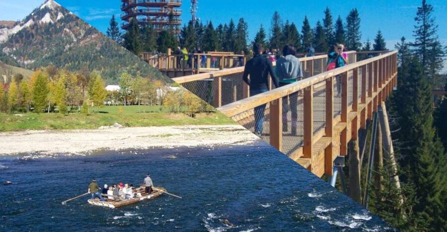 Dunajec River Gorge Rafting and Tree Top Walk from Krakow - Lunch between the river and the forest