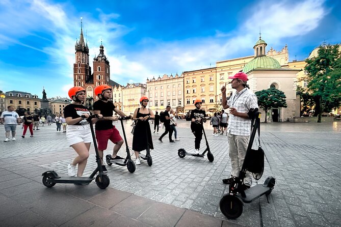 Electric Scooter Tour: Full Tour (Old Town + Jewish Quarter) - Setting off through Krakow’s Old Town
