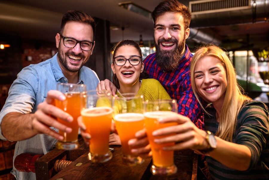 EVERYDAY Krakow Beer Tasting Tour - First Stop: A Popular Polish Beer in a Stylish Pub
