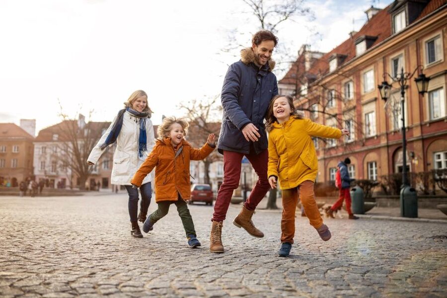 Family Tour of Warsaw Old Town with Fun Activities for Kids - Starting at the Old Town Market Square