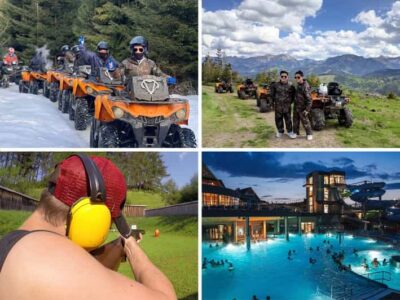 ATV/Snowmobile Ride, Shooting & Hot Springs