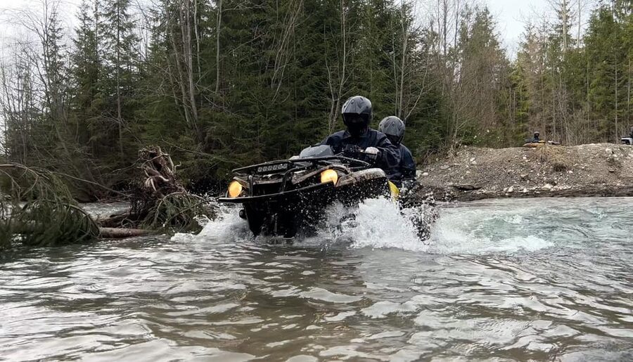 From Krakow: ATV/Snowmobile Ride, Shooting & Hot Springs - A short break, grilled cheese, and the Zakopane shooting range