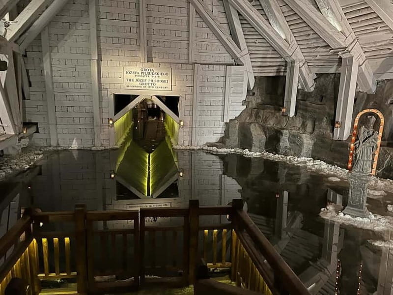 From Krakow: Auschwitz-Birkenau & Wieliczka Salt Mine Tour - Wieliczka Salt Mine at 135 meters below ground
