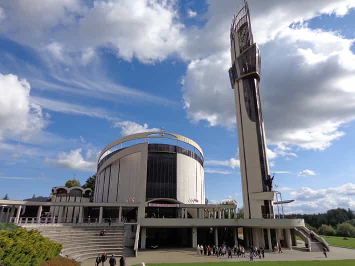 From Krakow: Lagiewniki Sanctuary of The Divine Mercy Tour - The observation tower gives you a wider view first