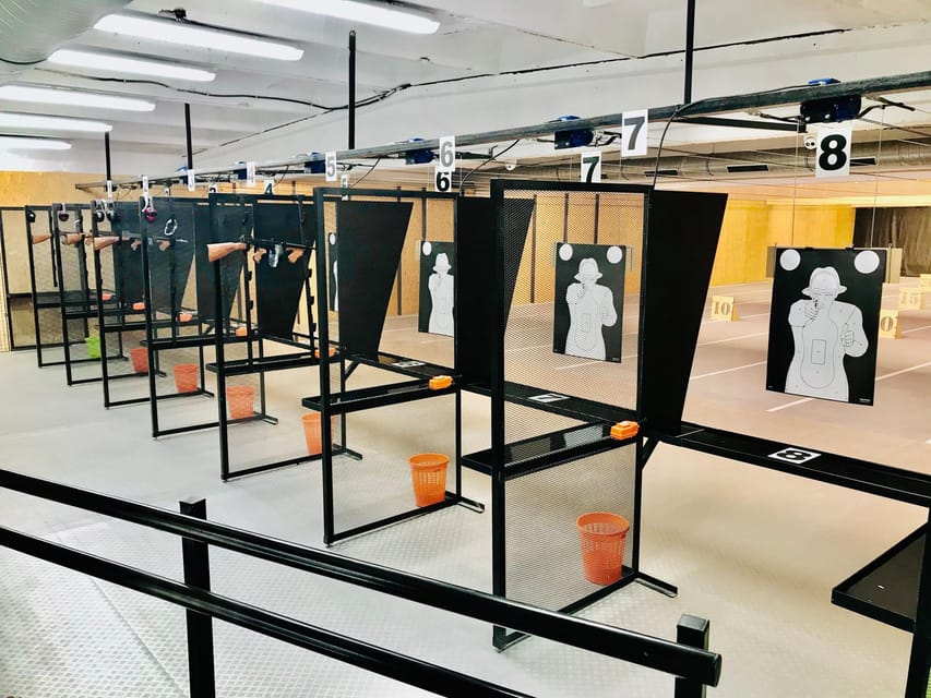 From Krakow: Shooting Range with Round-Trip Transportation - Choosing between pistols, rifles, and submachine guns