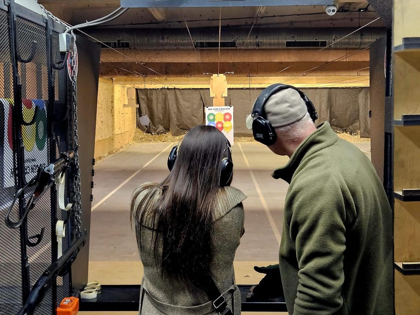 From Krakow: Shooting Range with Round-Trip Transportation - The 40-minute range session moves quickly