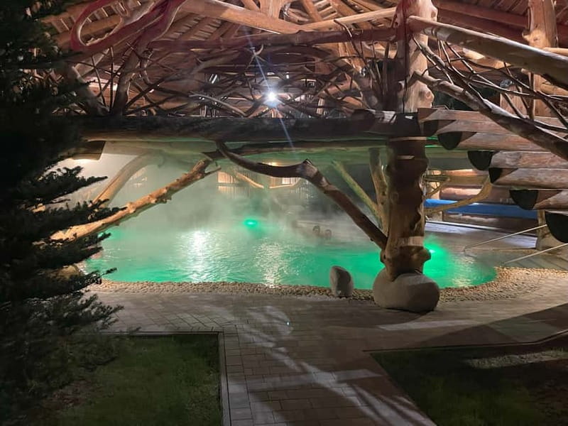 From Krakow: Snowmobile, Zakopane & Chochołowskie Baths - Chochołowskie Thermal Baths after the adventure