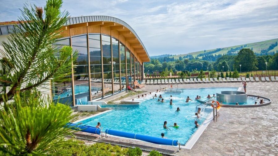 From Kraków; to Białka Thermal Baths private tour - Saunarium and sunbathing time