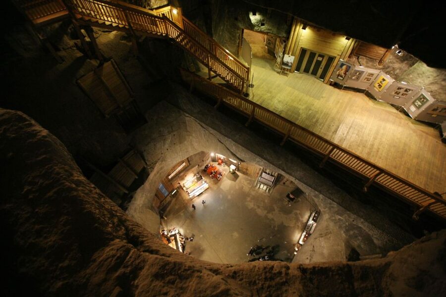 From Krakow: Wieliczka Salt Mine Guided Tour - Salt carvings, chapels, and underground art