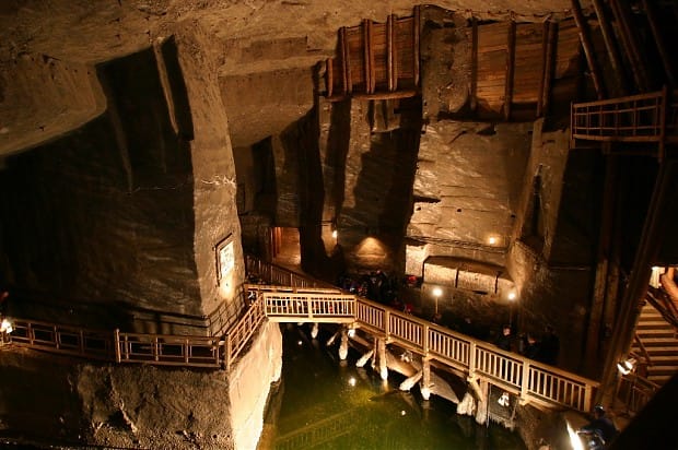 From Kraków: Wieliczka Salt Mine Guided Tour with Transport - Walking down 800 steps into the tourist route