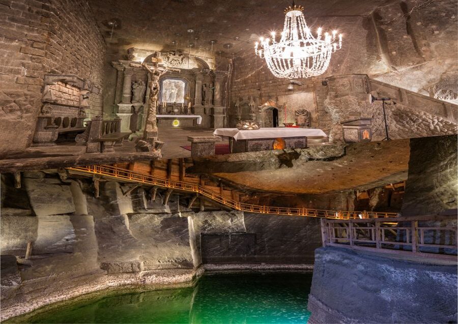 From Krakow: Wieliczka Salt Mine Small Group Guided Tour - Three kilometres of salt-carved chambers