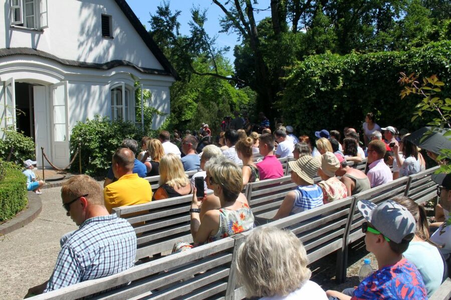 From Warsaw: Tour to Chopin's Birthplace - Żelazowa Wola - The park, ponds, and glass concert pavilions
