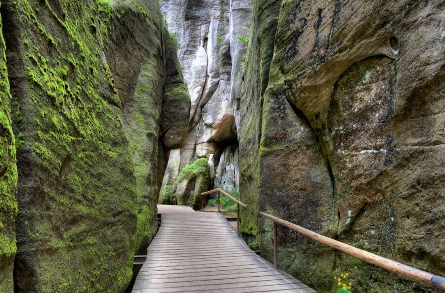 From Wroclaw: Hiking Trail in Rock City Adrspach - Climbing for the panoramic view