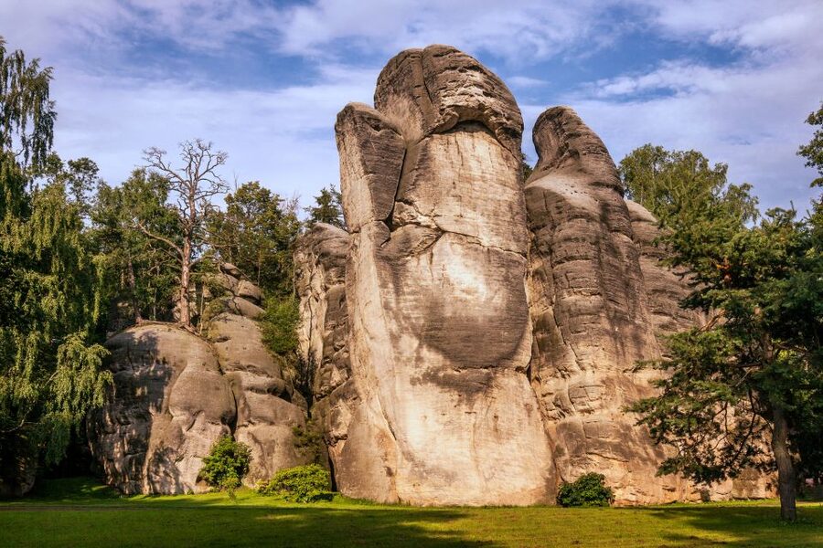 From Wroclaw: Hiking Trail in Rock City Adrspach - Squeezing through the Mouse Hole