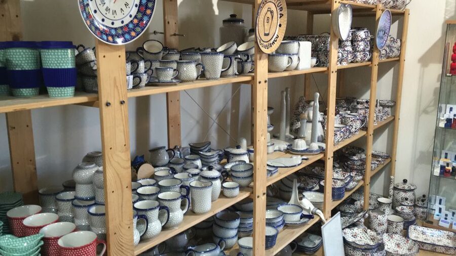 From Wroclaw: Polish Pottery and Jawor Church of Peace Tour - The factory shop: a useful stop for pottery buyers