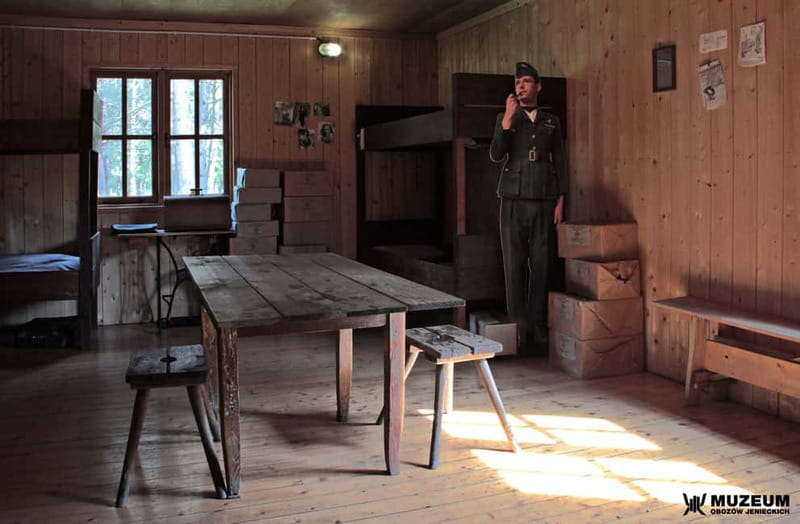 From Wrocław: Stalag Luft 3 Great Escape Tour - Walking toward Harry in the woods