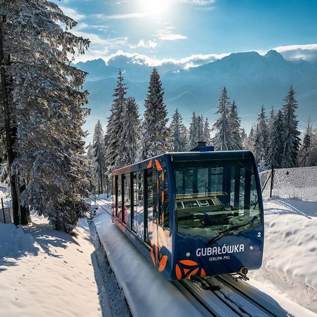 From Zakopane: Tatra Mountains with Hot Springs & Funicular - Riding the Gubałówka funicular