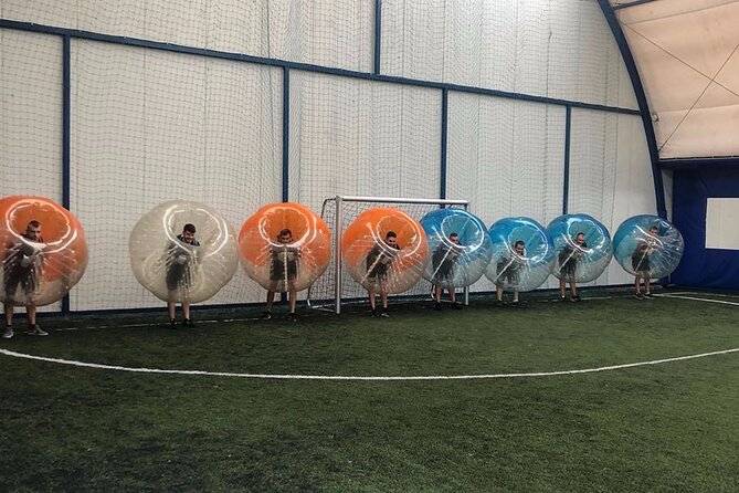 Gdansk: Bubble Football with Hotel Transfers - Entering the indoor arena