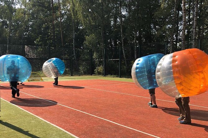 Gdansk: Bubble Football with Hotel Transfers - Training first, then the bumping begins