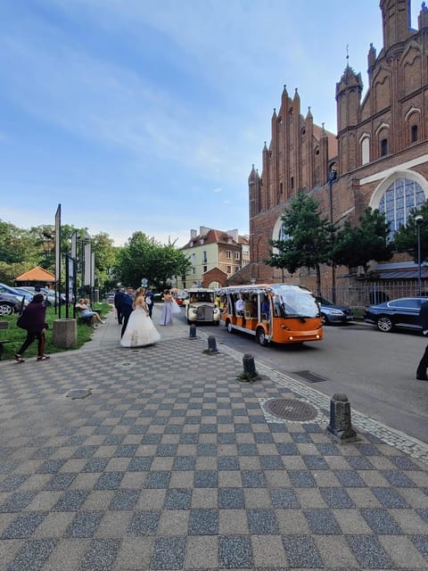 Gdansk: City Sightseeing Tour Eco Electric Buggy Golf Cart ! - Solidarity Square and the shipyard