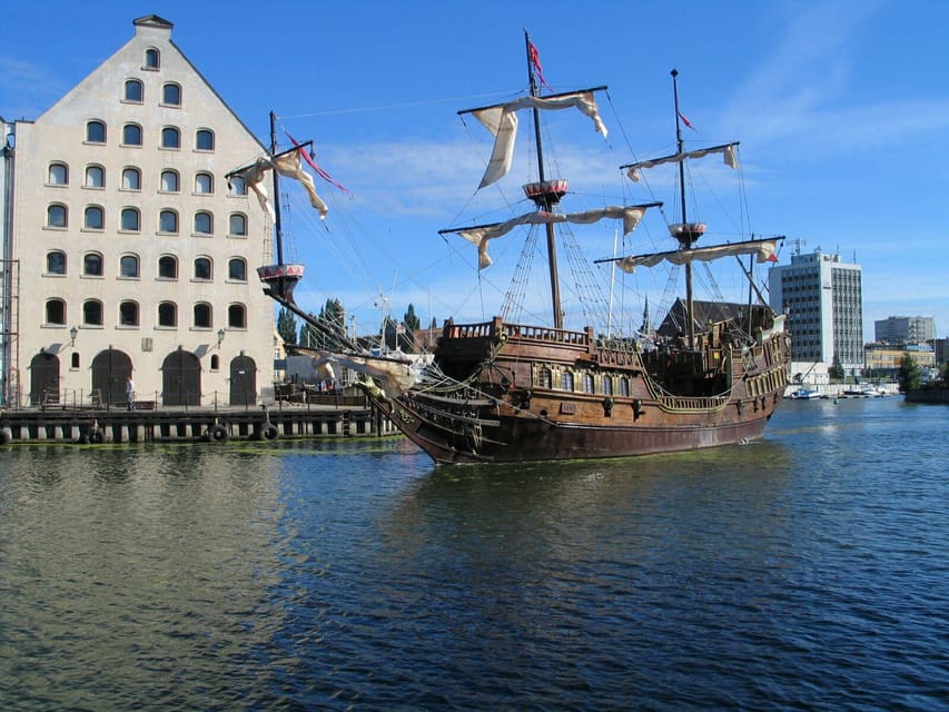 Gdansk: Guided Round-Trip Cruise to Westerplatte - The Old Town fades behind you