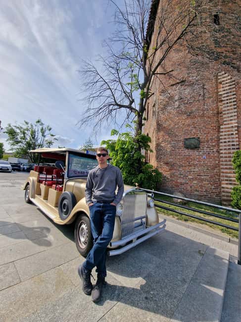 Gdansk:Private Beer City Tour Sightseeing By Golf Cart - The Crane, Soldek, and the waterfront