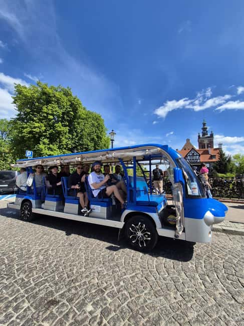 Gdansk:Private Beer City Tour Sightseeing By Golf Cart - The shipyard and Solidarity Square