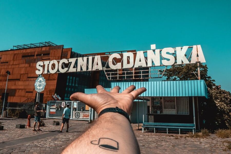 Gdansk Private Bike Tour - Crossing toward Ołowianka