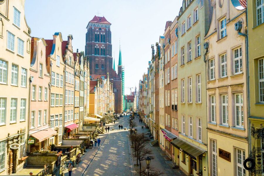 Gdansk: Private Old Town Tour - The smaller streets, including Tkacka and the Great Arsenal