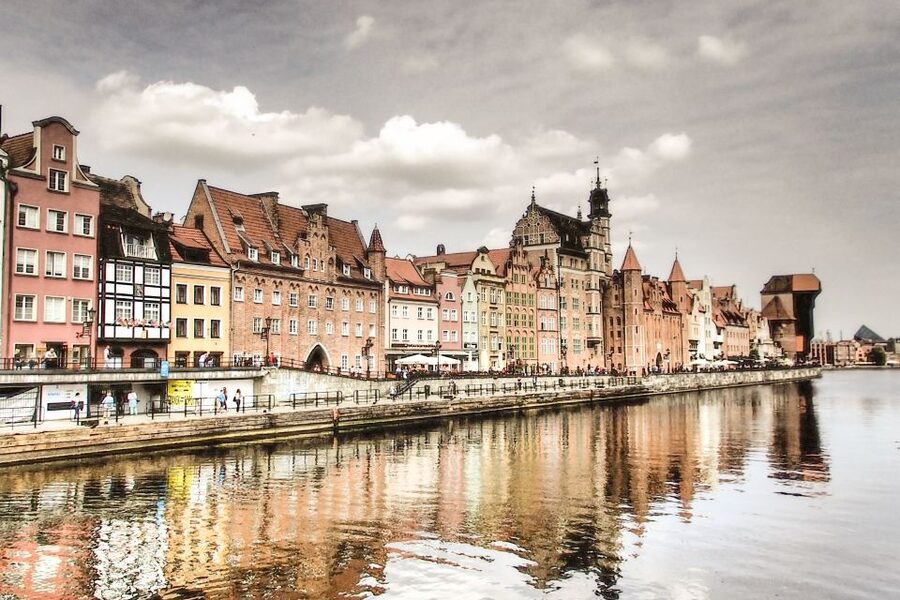 Gdansk: Private Old Town Tour - The old port crane and Gdansk’s waterfront character