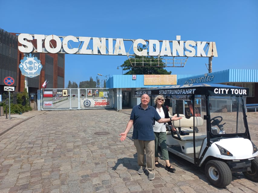 Gdansk: Private Top City Tour by Electric Cart & Live Guided - The Motława waterfront and the old crane