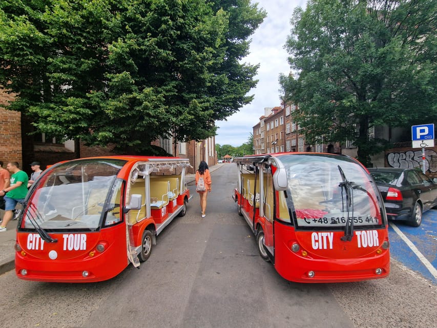 Gdansk: Shared or Private City Tour Sightseeing By Golf Cart - Comfort, access, and the one-hour limit