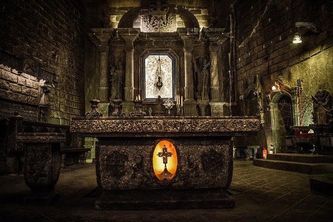 Guided Tour from Krakow to Salt Mine Wieliczka with hotel pick up - Entering Wieliczka with prebooked admission
