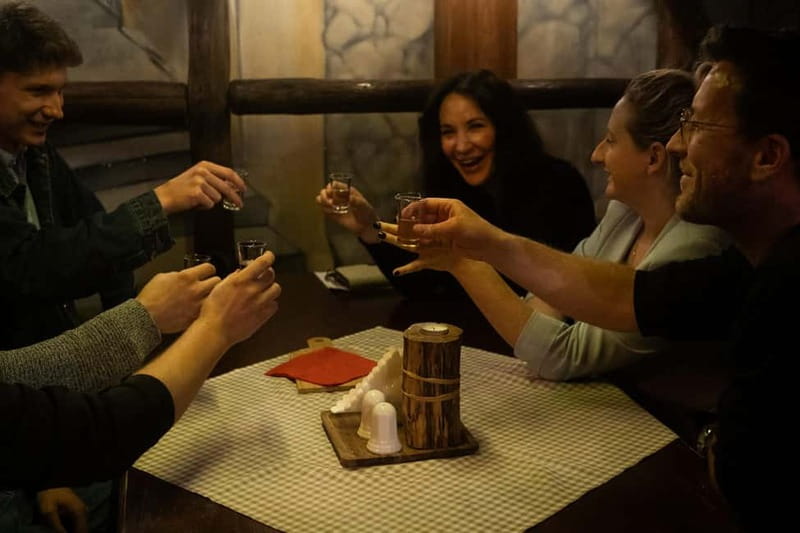 Krakow: 6-Course Full Polish Food Tour with Vodka Tasting - Four Polish vodkas, from lemon to honey