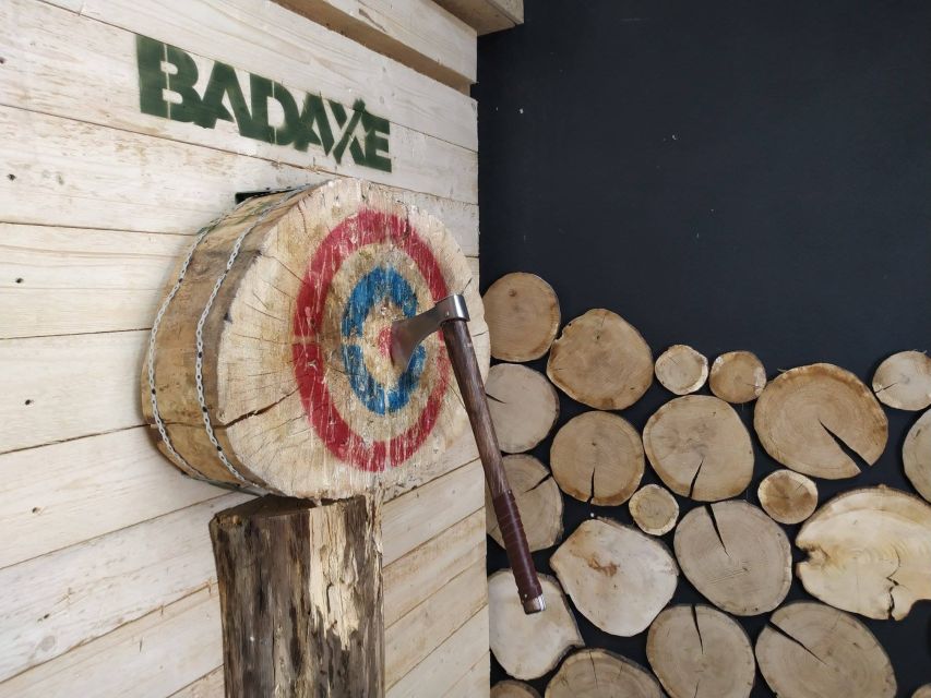 Krakow: Axe Throwing Fun - Learning to throw an axe in Krakow