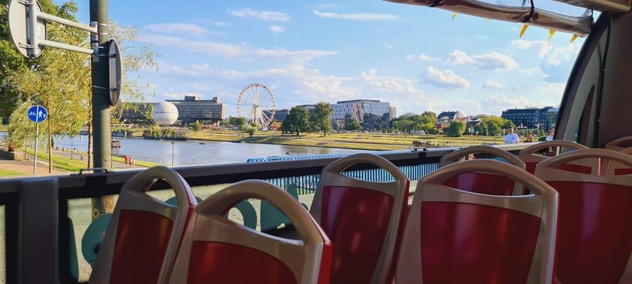 Krakow City SightSeeing hop on hop off bus and city game - Starting Krakow from a bus seat