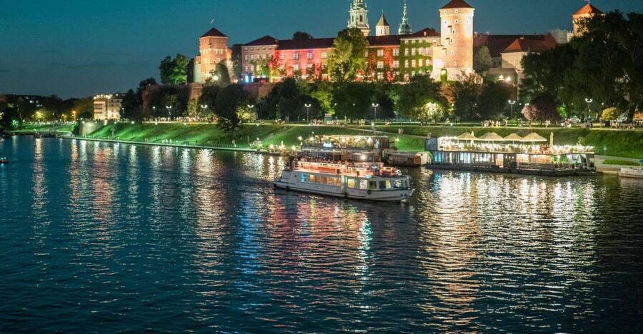 Krakow: Evening Cruise with a Glass of Wine - Norbertine convent and the Church on the Rock