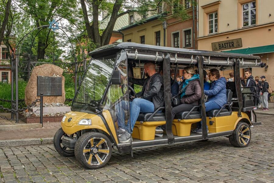 Krakow: Extended City Sightseeing Tour - Eco Buggy Golf Cart - Starting with Planty and Krakow’s medieval edge