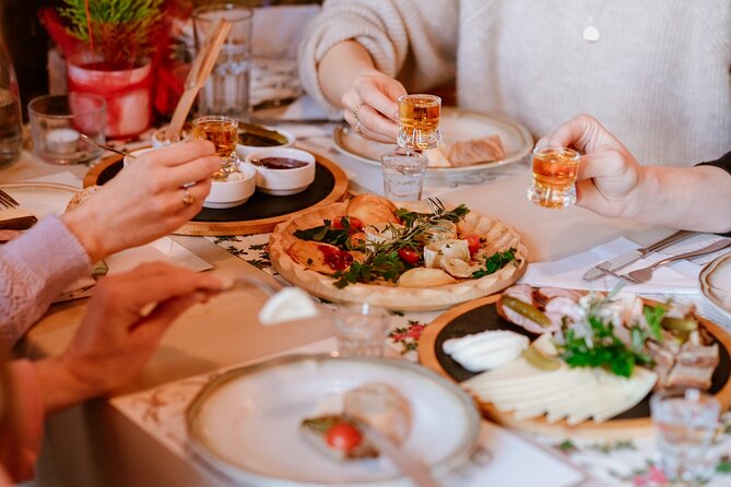 Krakow Food Tasting Tour with Delicious Poland - The first tastings: vodka, cold cuts, cheese, and bread
