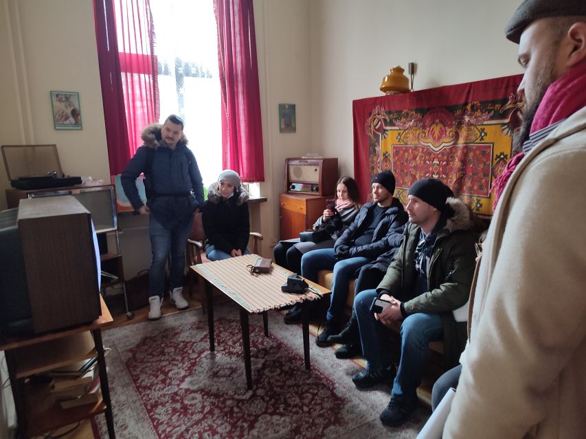 Krakow: Guided Tour to Nowa Huta on Commie Retro Van - Inside the former steelworks offices