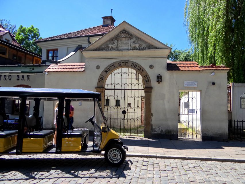 Krakow: Jewish Quarter and Former Ghetto Tour by Golf Cart - From Kazimierz’s synagogues to Podgórze’s ghetto