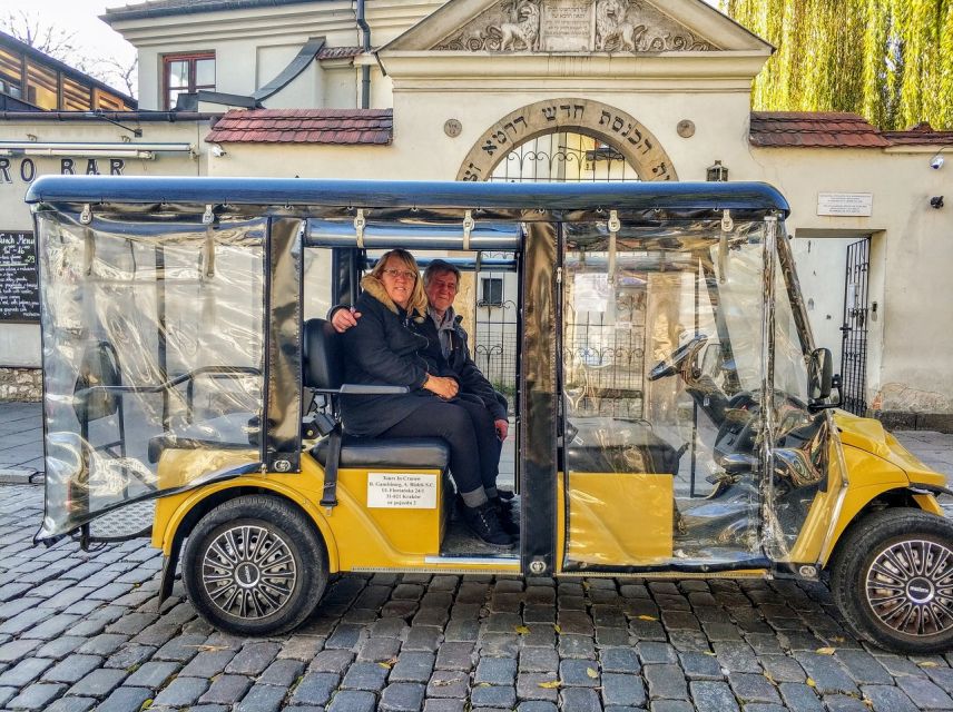 Krakow: Jewish Quarter and Ghetto Electric Golf Cart Tour - What you actually see from the cart