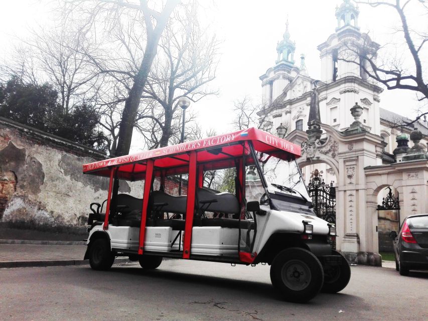 Krakow: Jewish Quarter and Schindler Factory by Golf Car - The guide, audio system, and pace