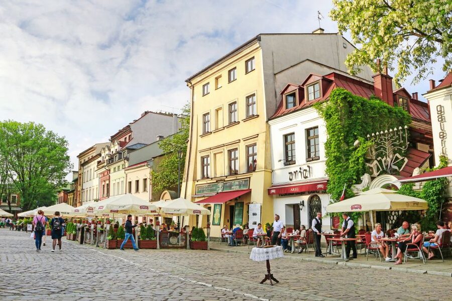 Krakow: Jewish Quarter and Schindler's Factory Guided Tour - From wartime memory to today’s cafe and art scene